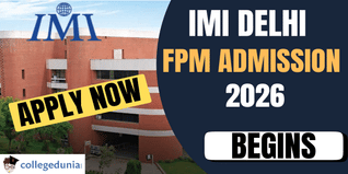 IMI Delhi FPM Admission 2026 Begins @imi.edu; Apply By December 27
